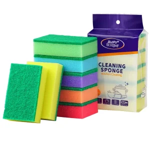 High Density Good Quality Multi colors Sponge Kitchen Clean Products Scouring Pad