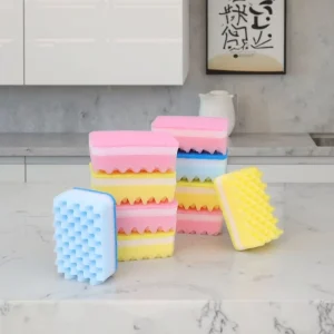High Density Nano Sponge Dishwashing Cloth Thickened Kitchen Cleaning Absorbent Scouring Pad for Home Use for Abrasive Facial