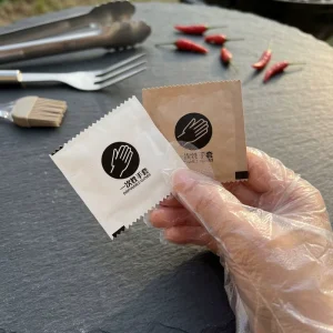 High Density Polyethylene Gloves Individually Wrapped Food Service Gloves for Fast Food Restaurants