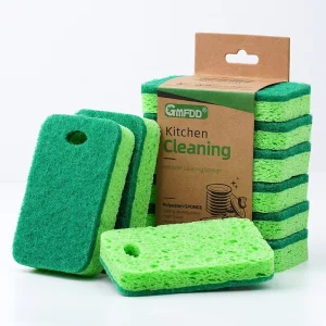 High Density Wood Pulp Sponge for Dishes Cleaning Kitchen Products Dish Washing House Cleaning Materials Sponges & Scouring Pads