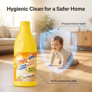 High Efficiency Kitchen and Living Room Floor Wash Liquid Streak-Free Non-Toxic Floor Cleaner OEM