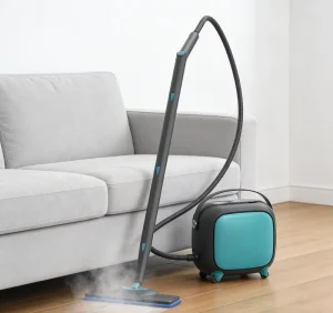 High Pressure Heavy Duty Electric Steam Cleaning Machine Steamer Mop Cleaner for Floors Cars Tiles Hotel Use 1500W 220V