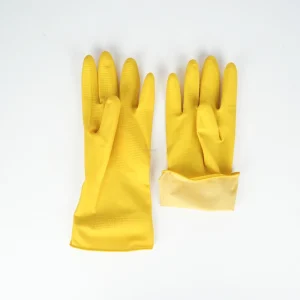 High Quality 30cm Eco friendly Latex Arm Net Palms Household Gloves Reusable Durable Rubber Cotton Kitchen Use for Labor