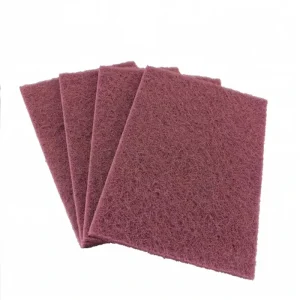 High Quality 6*9 Inch Industrial Heavy Duty Non Woven Scouring Pad Customizable OEM Abrasive Hand Pad for Cleaning