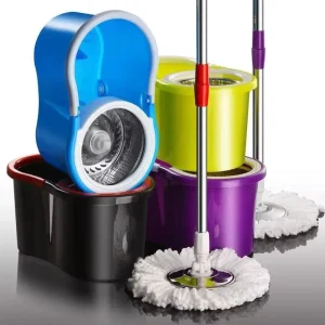 High Quality Black Classics Mop and Bucket Set Efficient Cleaning Save Space Household Items Cleaning