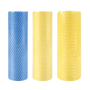High Quality Blue Eco friendly and Economical Highly Efficient Gentle Disposable Viscose Cleaning Cloths