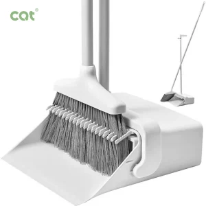 High Quality Broom and Dustpan Set with Extendable Aluminum Long Handle PP Broom Head for Home Cleaning Sweeping