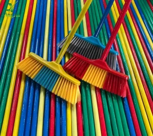 High Quality Brooms Soft Bristles with Wooden Broom Stick Sweeping Brush Broom Clean Wooden Handle for Home