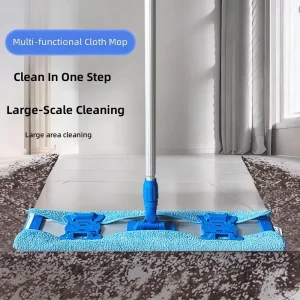 High Quality Clampable Cleaning Rag Wet Dry Thickened Aluminum Plate High Absorbent Floor Mop Head for Hotel Hospital Property