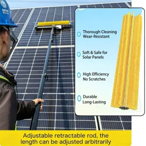 High Quality Cleaning Brush Tools Washing Brushless Photovoltaic Solar Panel Cleaning Machine