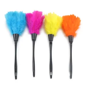 High Quality Colourful Turkey Chicken Feather Dusters for Crafts Household and Car Cleaning