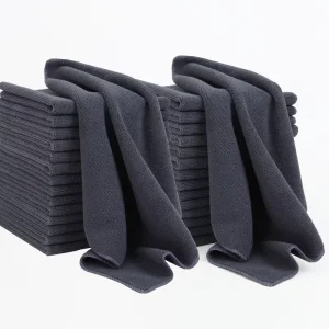 High Quality Custom Microfiber Cleaning Cloths Quick Dry Woven Towels for Car Kitchen Factory