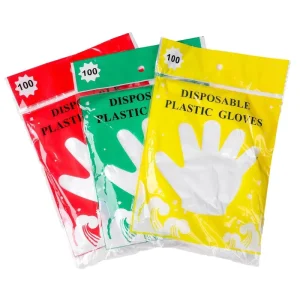 High Quality Customized Disposable Transparent PE Daily Use Plastic Gloves for Fast Food Processing