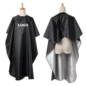 High Quality Customized Logo Barber Neck Adjustable Capes Barber Apron
