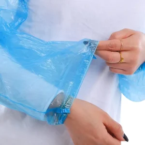 High Quality Disposable PE Blue Waterproof Oversleeve Safety Product