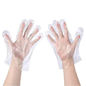 High Quality Disposable PE Waterproof Transparent Gloves for Home Use Cleaning & Personal Care