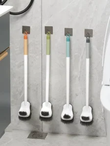 High Quality Double-Headed Toilet Brush with Long Handle Removal Home Cleaning Tool High-Bristle Brush