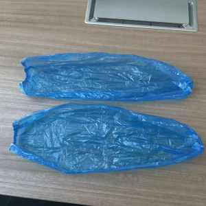 High Quality Elastic Both Sided Individual Personal Safety Cleanroom Protective Waterproof Disposable Oversleeve Made in China