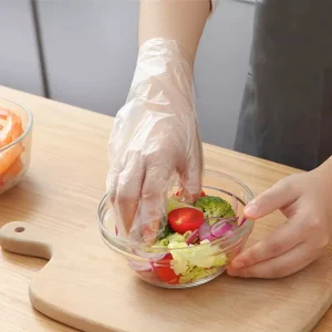 High Quality Food Grade Household Cleaning Plastic Products Disposable PE Gloves