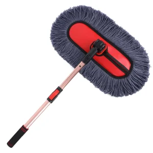 High Quality HBZS Soft Long Handle Telescopic Microfiber Car Cleaning Wash Brush Duster
