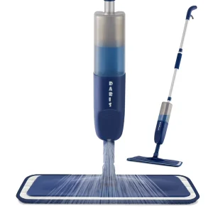 High Quality Home Superfine Fiber Blue Spray Mop Floor Flat Wet and Dry Mops with Spray