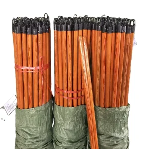 High Quality Household Cleaning Tools Straight Wood Broom Stick with Mop Handle Disposable Accessories