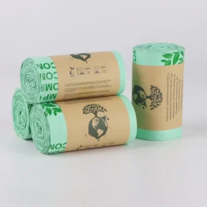 High Quality Household Office Outdoor Compostable Waste Trash Bags Disposable PLA PBAT Rubbish Garbage Bag Refuse Sacks