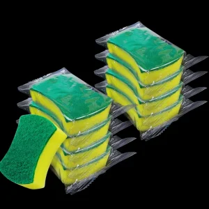 High Quality Kitchen Cleaning Sponge Non Scratch Dishes Scouring Pad Individually Wrapped Sponges Supplier