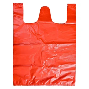 High Quality Large Red HDPE Garbage Bag for Household Sanitation Cleaning Trash Bag