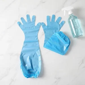 High Quality Medium Eco Friendly Waterproof Heat Resistant CPE Disposable Clear Food Grade Serving Gloves