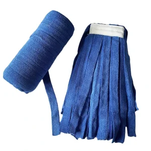 High Quality Multi Colour Warp Knitted Microfibre Mop Absorbent Polyester Nylon Premium Mops