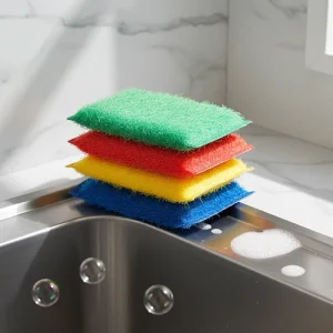 High Quality Multi-purpose Colorful Kitchen Cleaning Dish Cleaning Sponge Pads