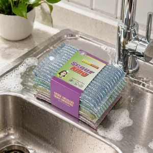 High Quality Multi-purpose Easy Clean Colorful Sponge Pads for Kitchen Cleaning