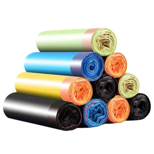 High Quality ODM Scented Garbage Bags Home Biodegradable Black Trash Bags Bin Liner Tall Kitchen Drawstring Trash Bags