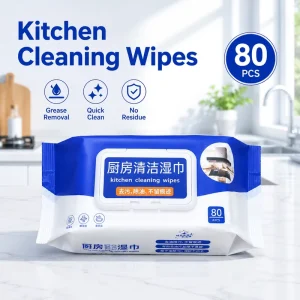 High Quality Oem Acceptable Disposable Kitchen Cleaning Wet Wipes