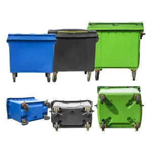 High Quality Outdoor 240L 120 Liter Plastic Garbage Wheelie Waste Bins for Sale