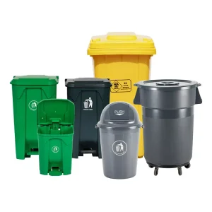 High Quality Outdoor 360 Liter Sturdy Durable Reusable Plastic Dustbin Waste Bin for Multipurpose