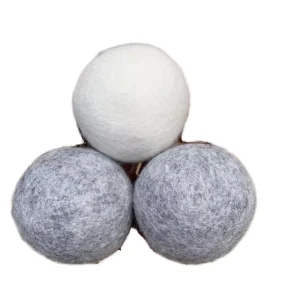 High Quality Plain Felt Balls Made New Zealand Woolen Material Laundry Washing Machine Smell Removing Dehumidification
