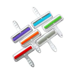 High Quality Plastic Simple Dog & Cat Lint Removal Roller Brush for Pet Fur Hair Remover