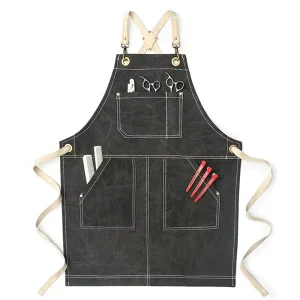 High Quality Premium Canvas Aprons Custom Kitchen Apron for Home