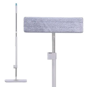High Quality Professional Microfiber Dry Wet Flat Mop Stainless Steel Detachable Handle Replaceable Mop Head High Dehydration