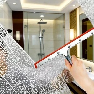 High Quality Stainless Steel Rubber Hand-Held Eco-Friendly All-Purpose Outdoor Shower Window Water Squeegee Household Cleaning