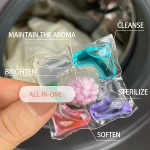 High Quality Ultra Concentrated Gel Washing Ball Machine Laundry Detergent Pods 5 in 1 Eco Friendly Lasting Fragrance