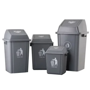 High Quality Waste Bin Custom Color Garbage Container Dustbin Plastic Swing Trash Bin