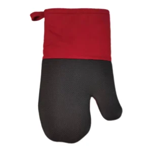 High Quality Woven Printed Cotton Lining Durable Oven Mitts 500 Degrees F Heat Resistant Baking Gloves Household