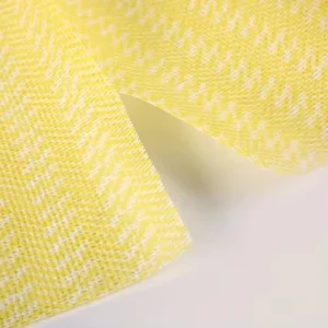 High Quality Yellow Eco friendly and Economical Highly Efficient Gentle Disposable Viscose Cleaning Cloths