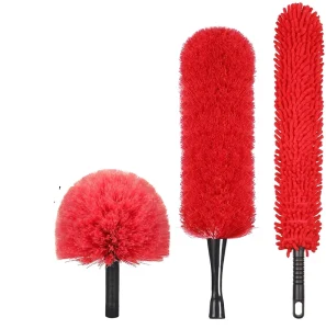 High Reach Duster Kit with Extension Pole Feather Duster and Ceiling Fan Duster
