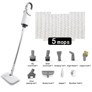 High Temperature 1500W Handheld Electric Steam Mop with Detachable Head for Car Furniture Floor & Kitchen Use