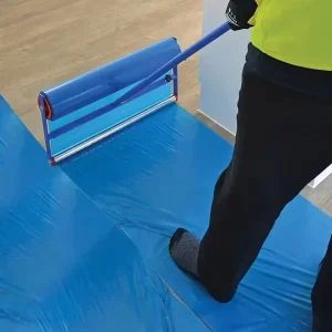High Viscosity Transparent Anti scratch Soft PE High quality Surface Protection Film for Hardwood Floors 50cm Width Blow Molding