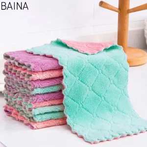 High-efficiency Non-stick Oil Tableware Household Kitchen Cleaning Hand Towel